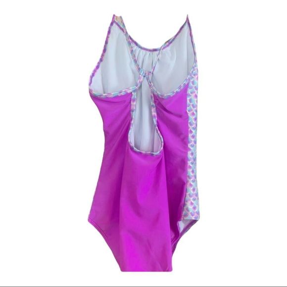 Cat & Jack Mermaid Swim Suit Sz 10/12 NWOT - Picture 2 of 4